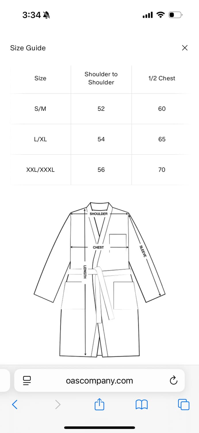 OAS 로브 S/M사이즈 (공용) 상품이미지5