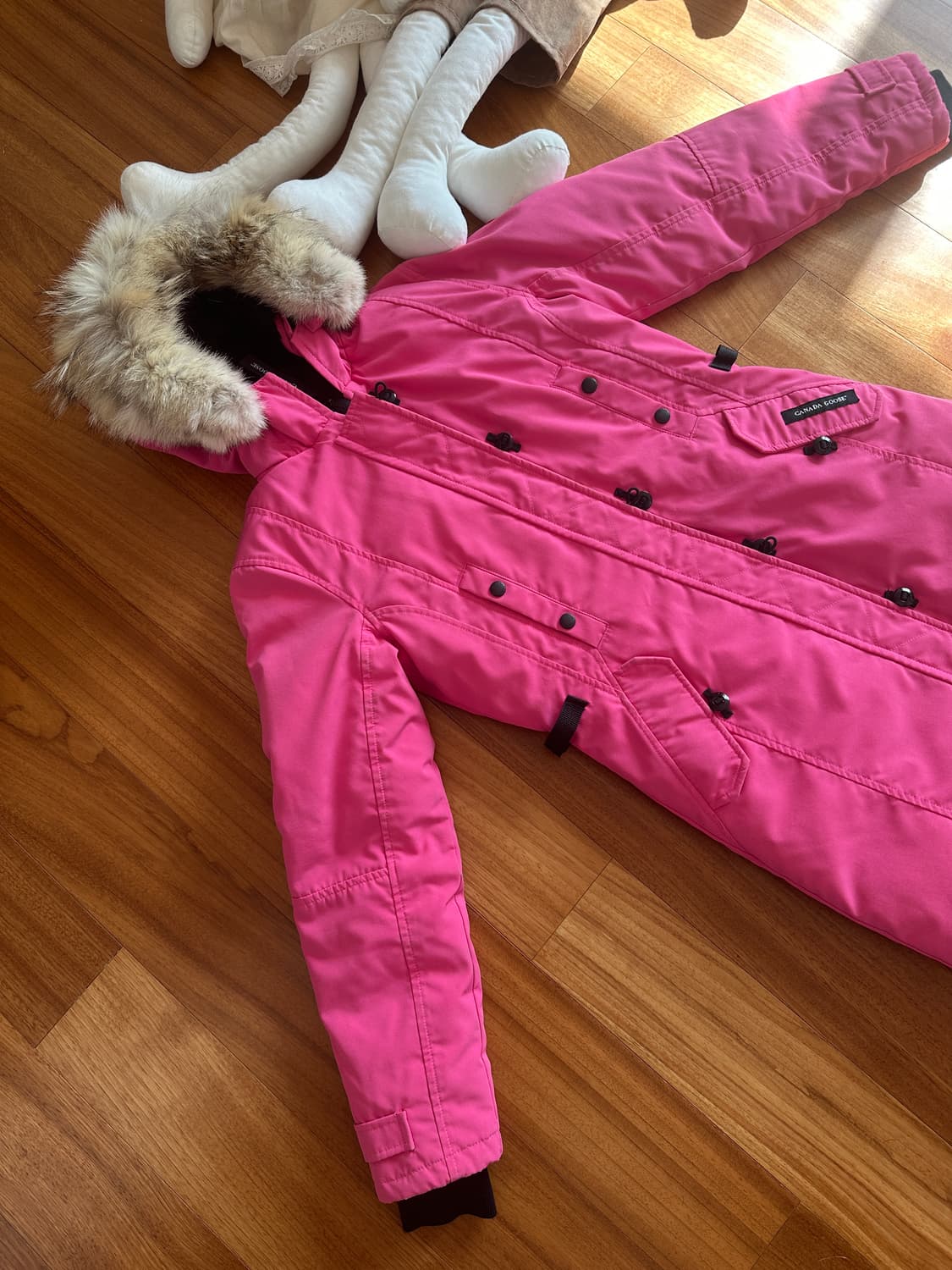 캐나다구스 켄싱턴 파카 패딩 핑크 상품이미지2