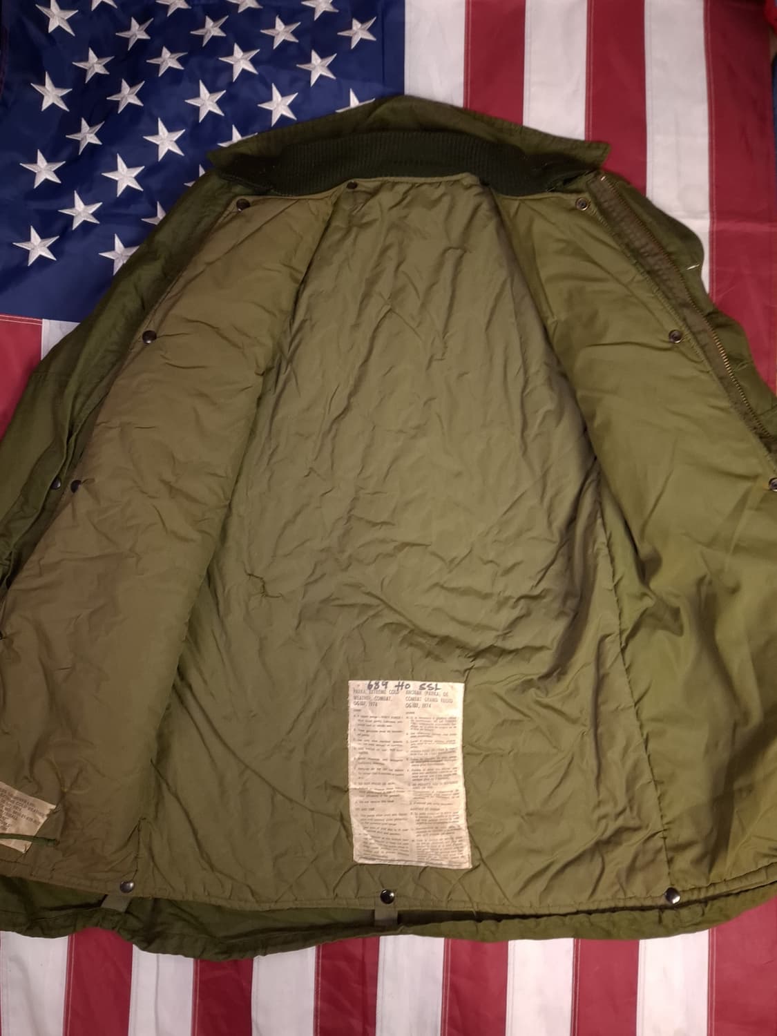 오리지날 70's 구형 캐나다군 콜드파카 상품이미지10