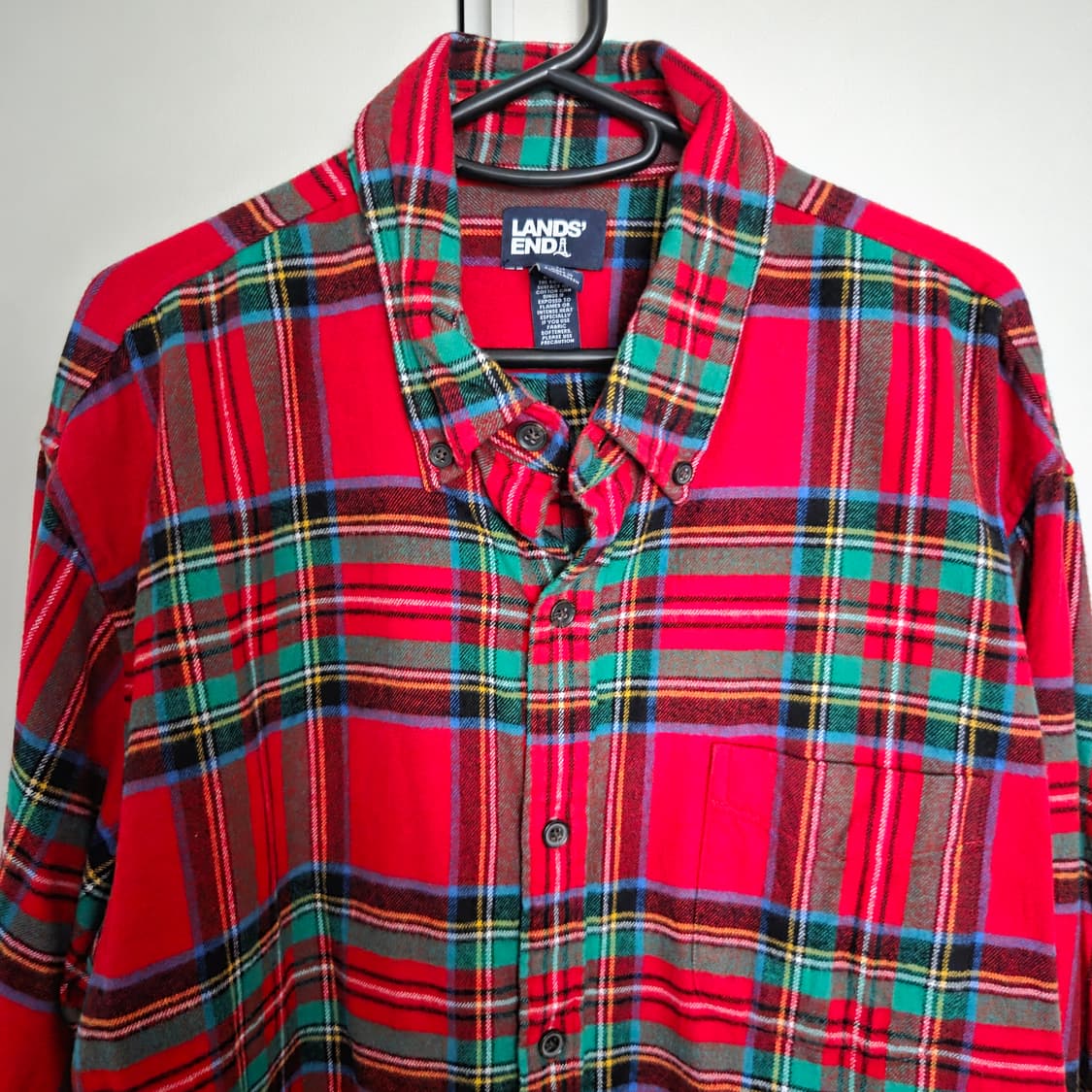 랜즈 앤드 플란넬 체크 셔츠 XL-2XL(105-110) 상품이미지2