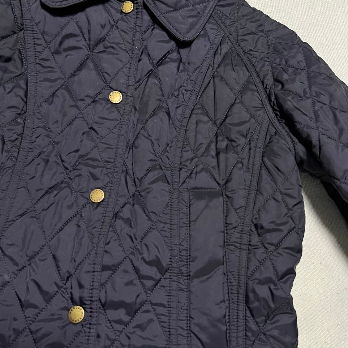 4 바버 여성용 네이비 퀼팅 자켓 상품이미지7