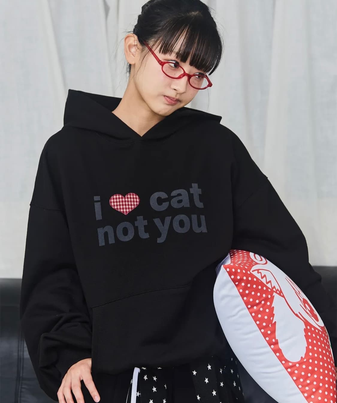 잇자바이브 I LOVE CAT HOODIE 고양이귀 후드티 상품이미지2