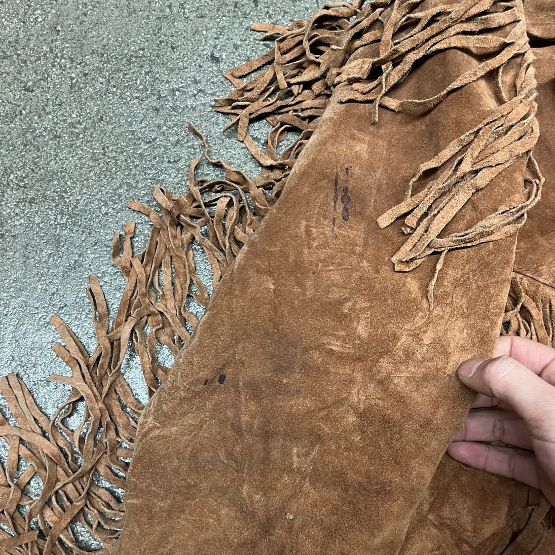 80s 빈티지 웨스턴 프린지 자켓 (100-105) 상품이미지6