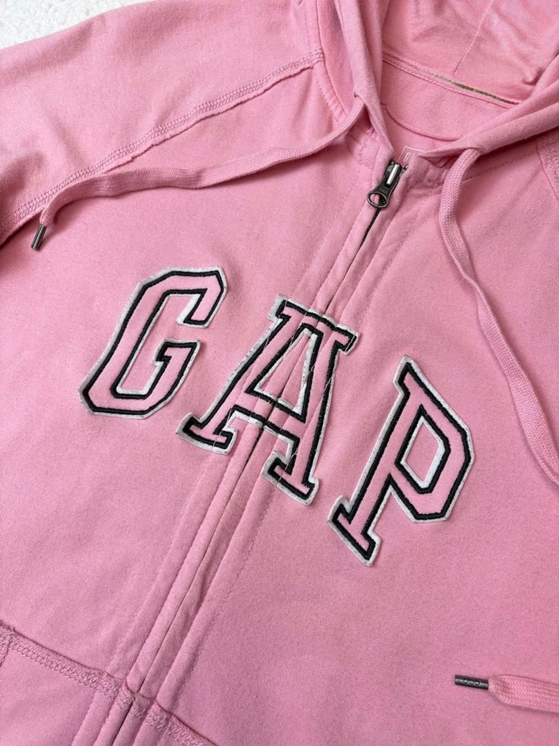 갭 GAP 스펠로고 투웨이 후드 집업 A1636 상품이미지3