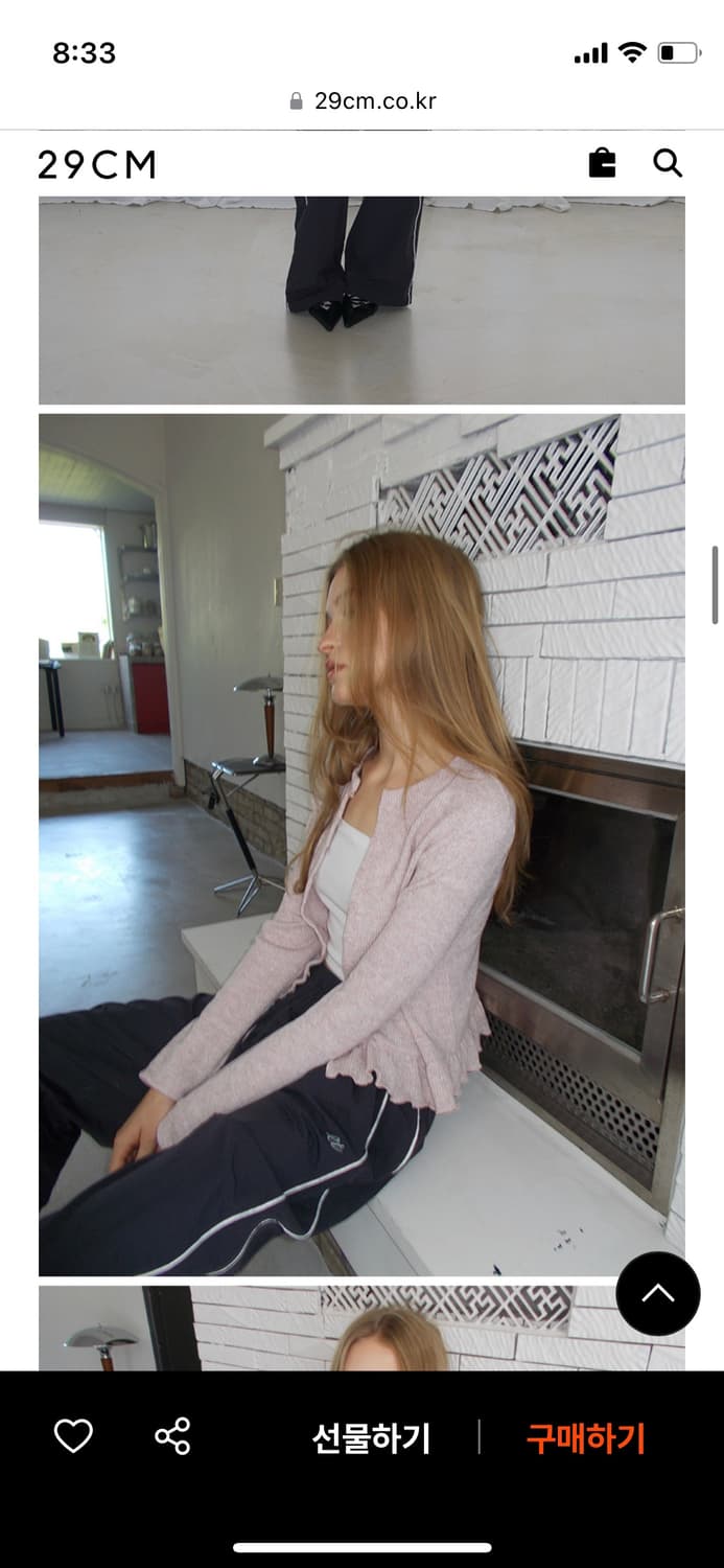 Etmon frill button cardigan 상품이미지4