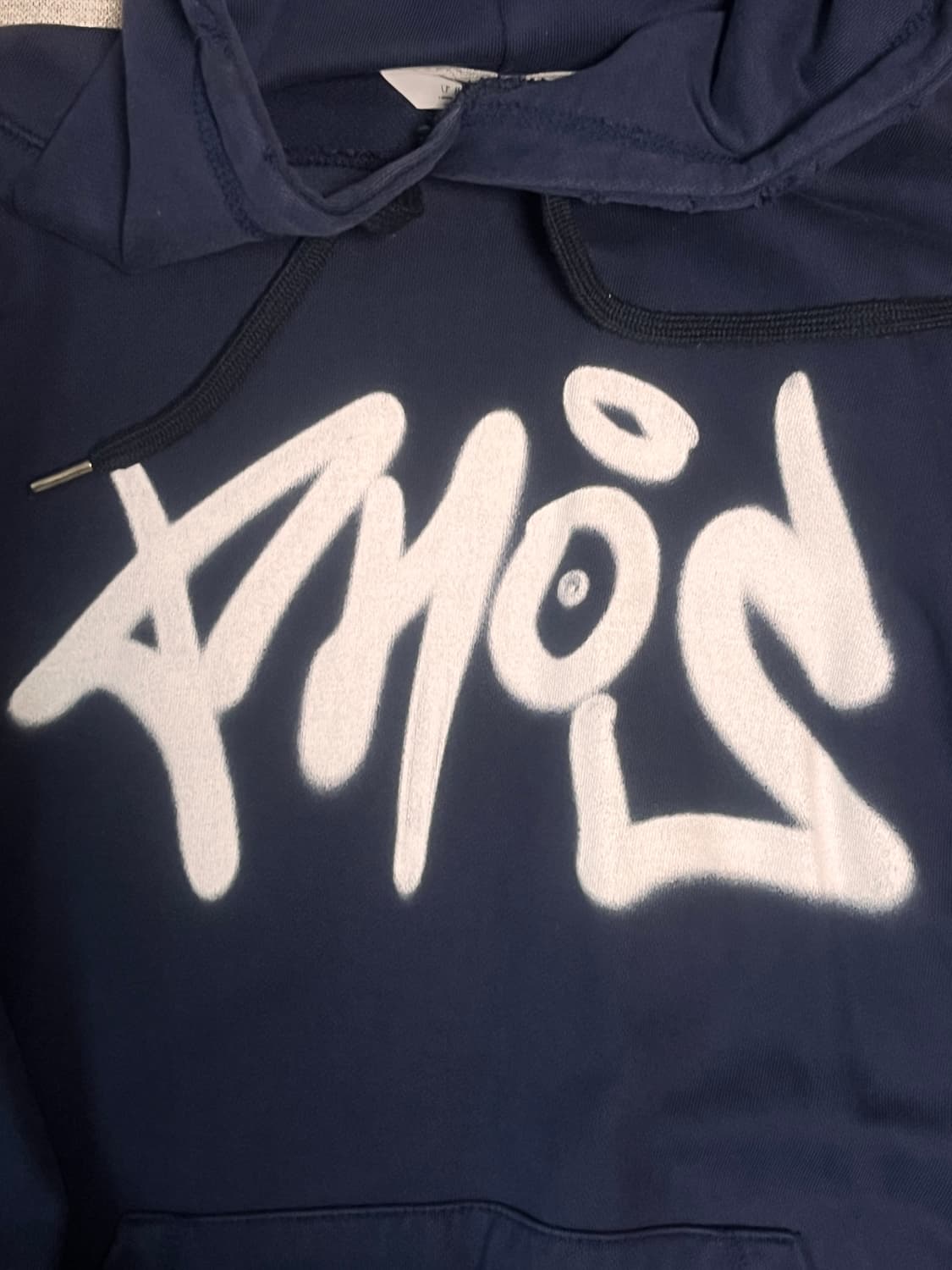 포스333_ Graffiti Phos Hoodie/Navy 상품이미지2