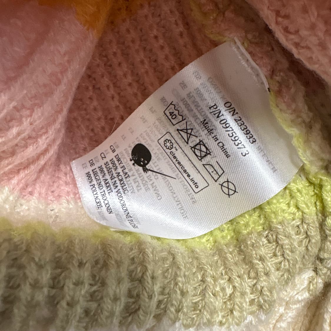 MONKI stripe knit vest S 상품이미지4