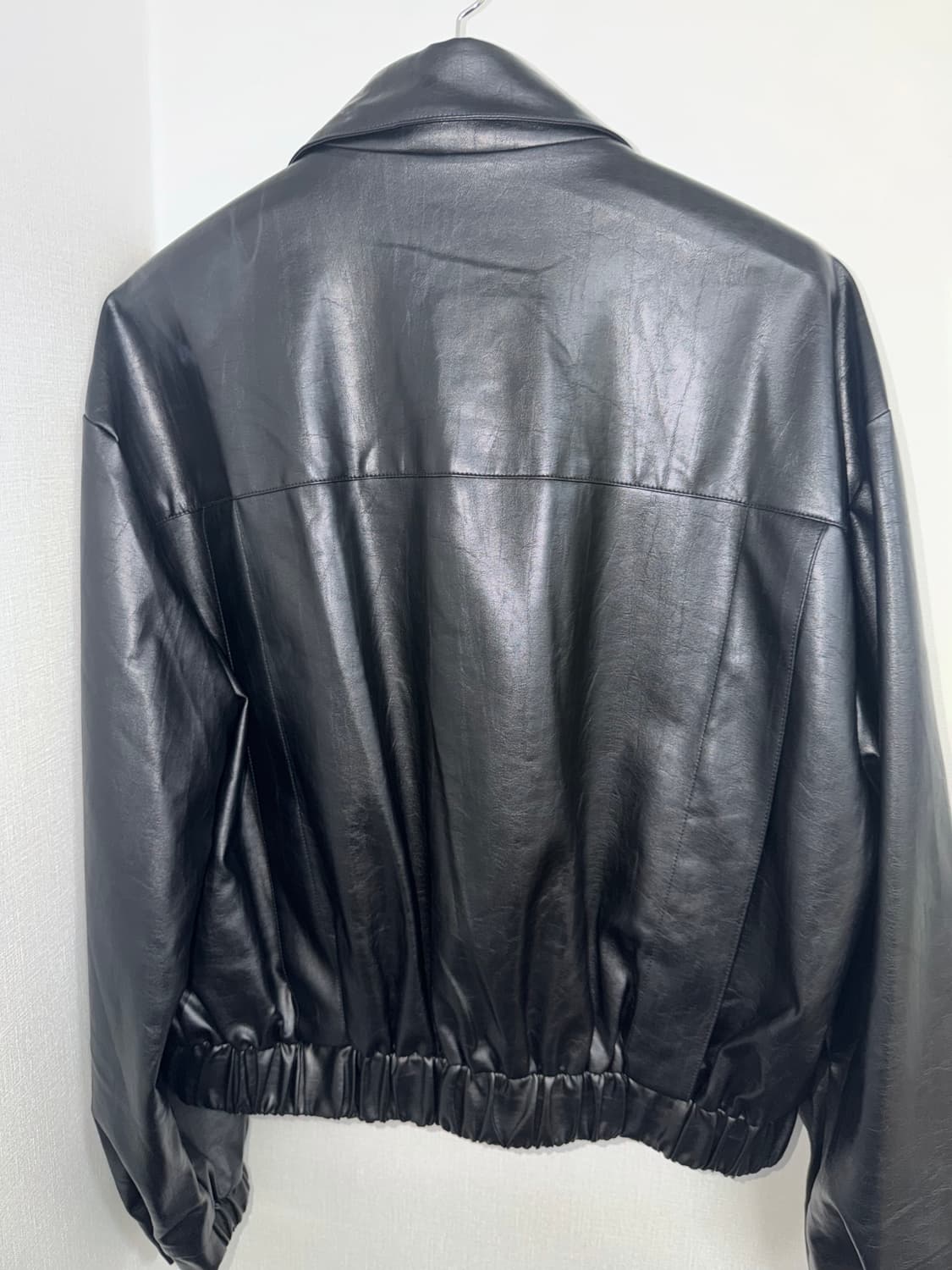 윗 카라레더자켓 상품이미지3