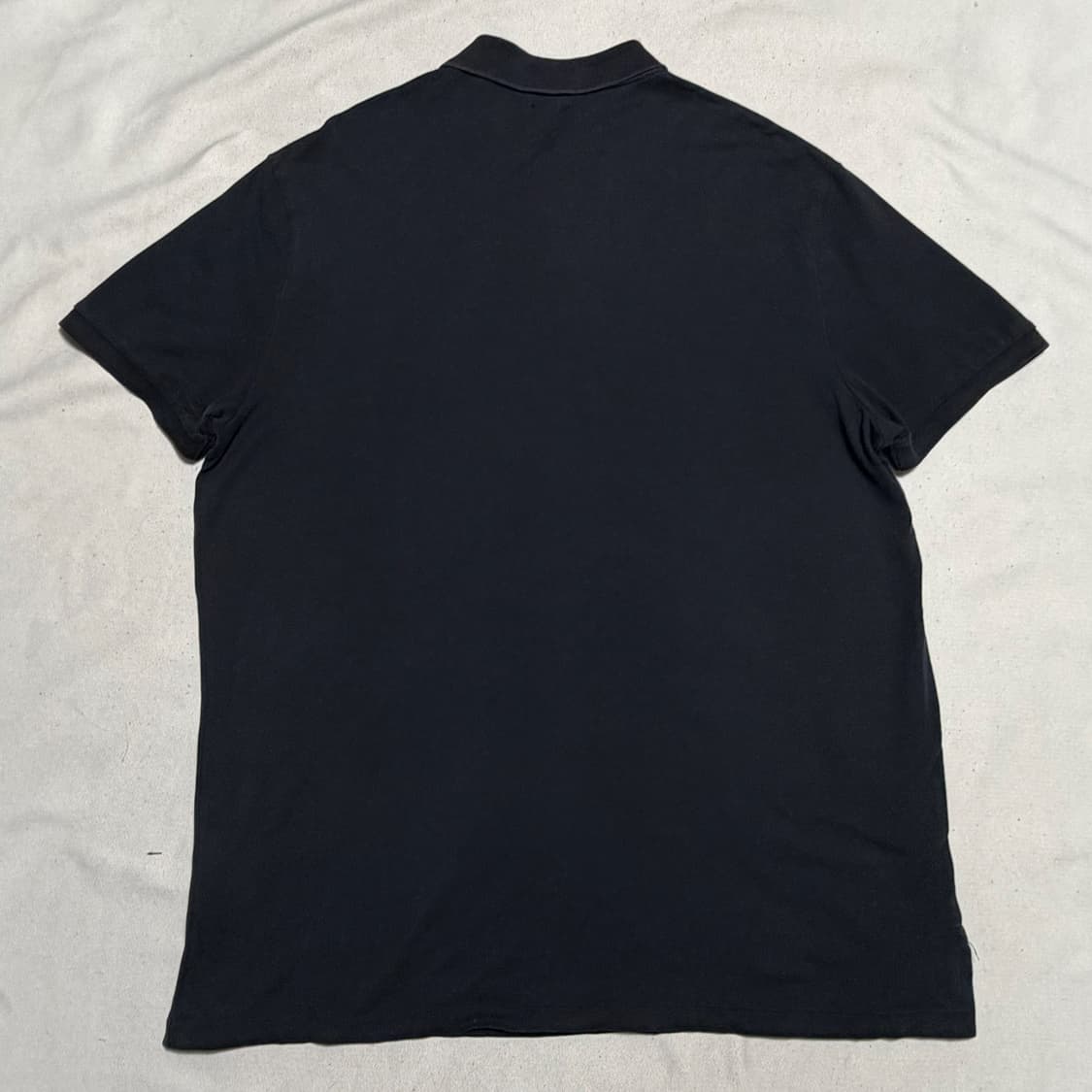XL 폴로랄프로렌 커스텀 슬림핏 스트레치 메쉬 블랙 카라 반팔티 상품이미지3