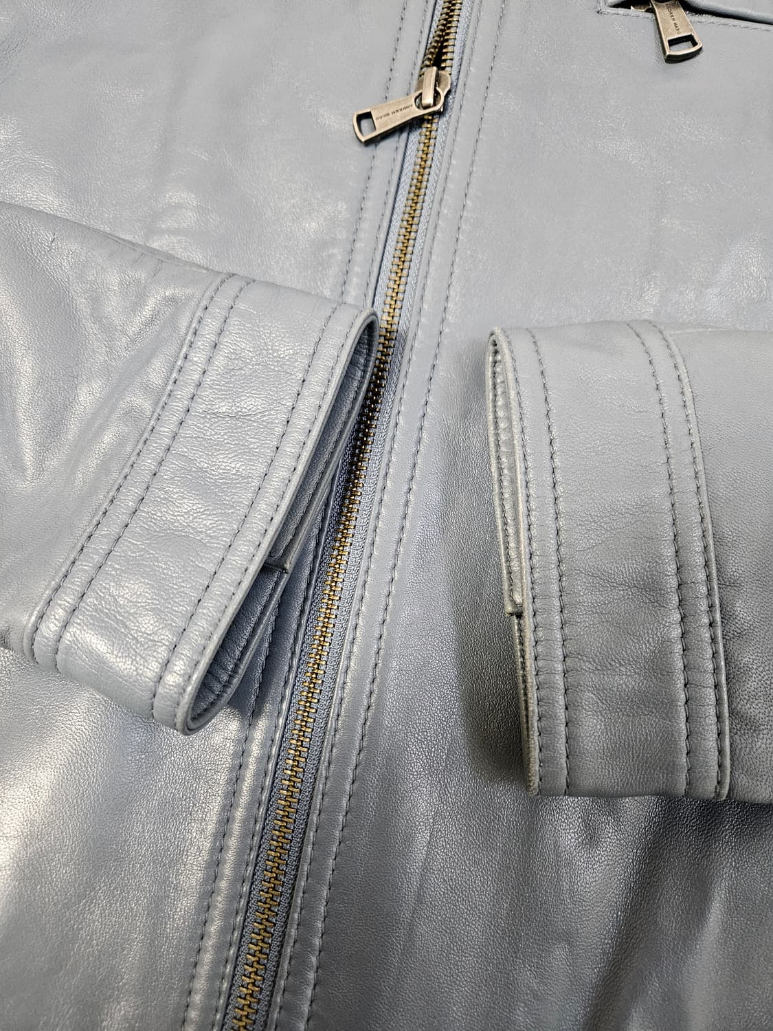 앤드류마크 100% 양가죽 램스킨 가죽자켓 레더 바이커 95 (새상품) 상품이미지2