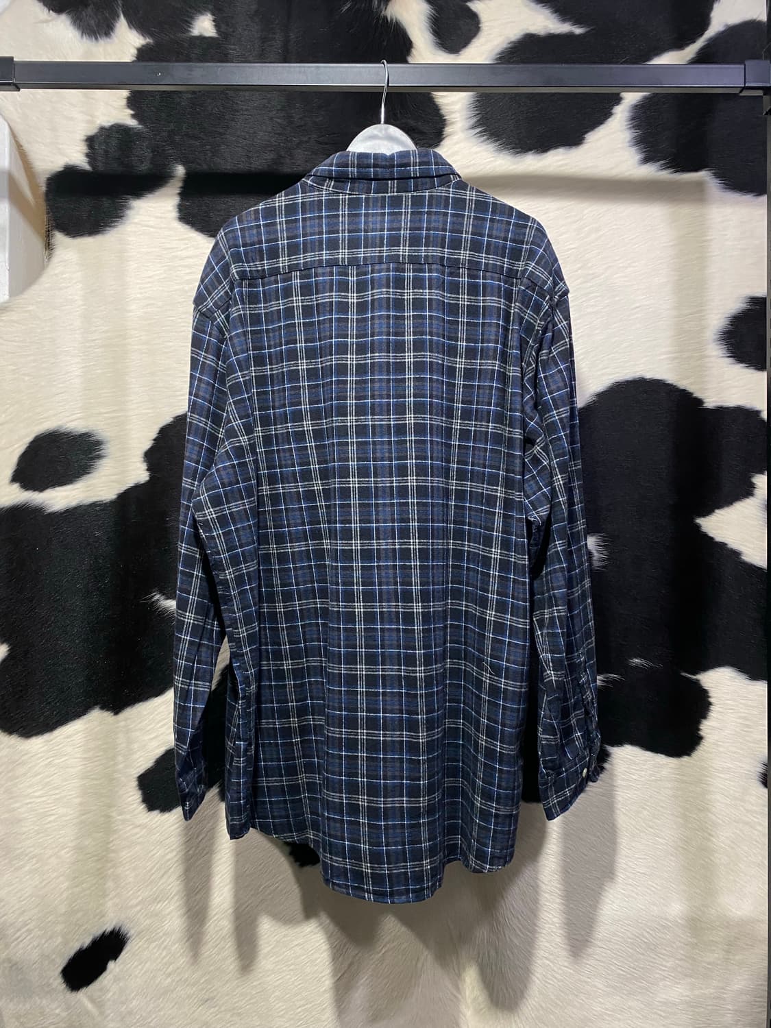 Converse 네이비 타탄체크 셔츠 상품이미지6