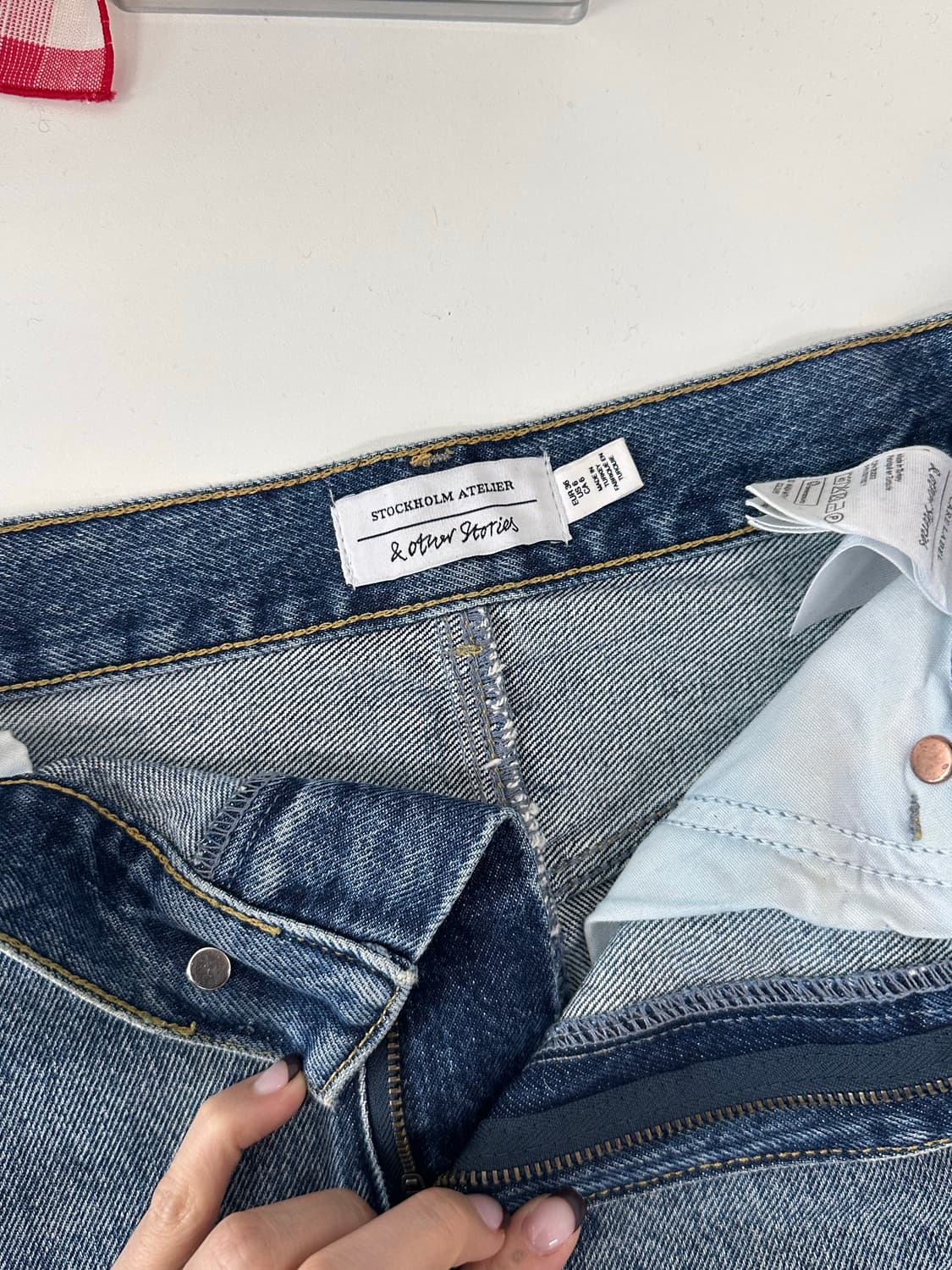 비대칭 절개 미디 스커트 상품이미지2