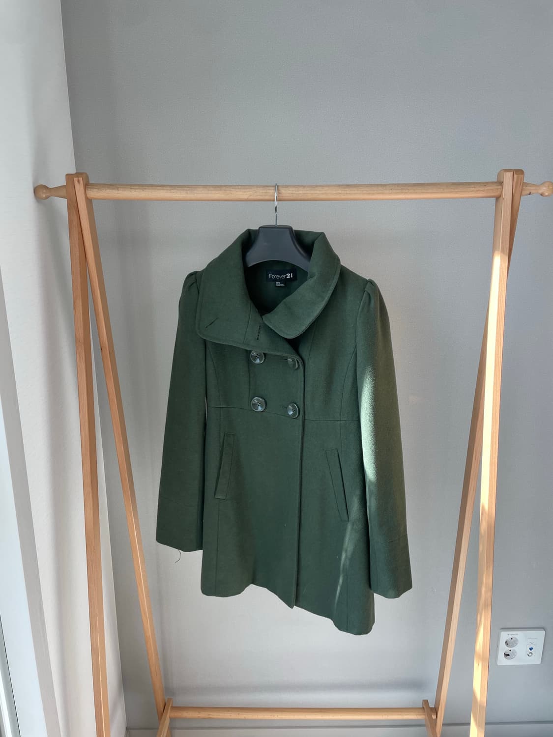 포에버21 스탠드 카라 피코트 상품이미지1