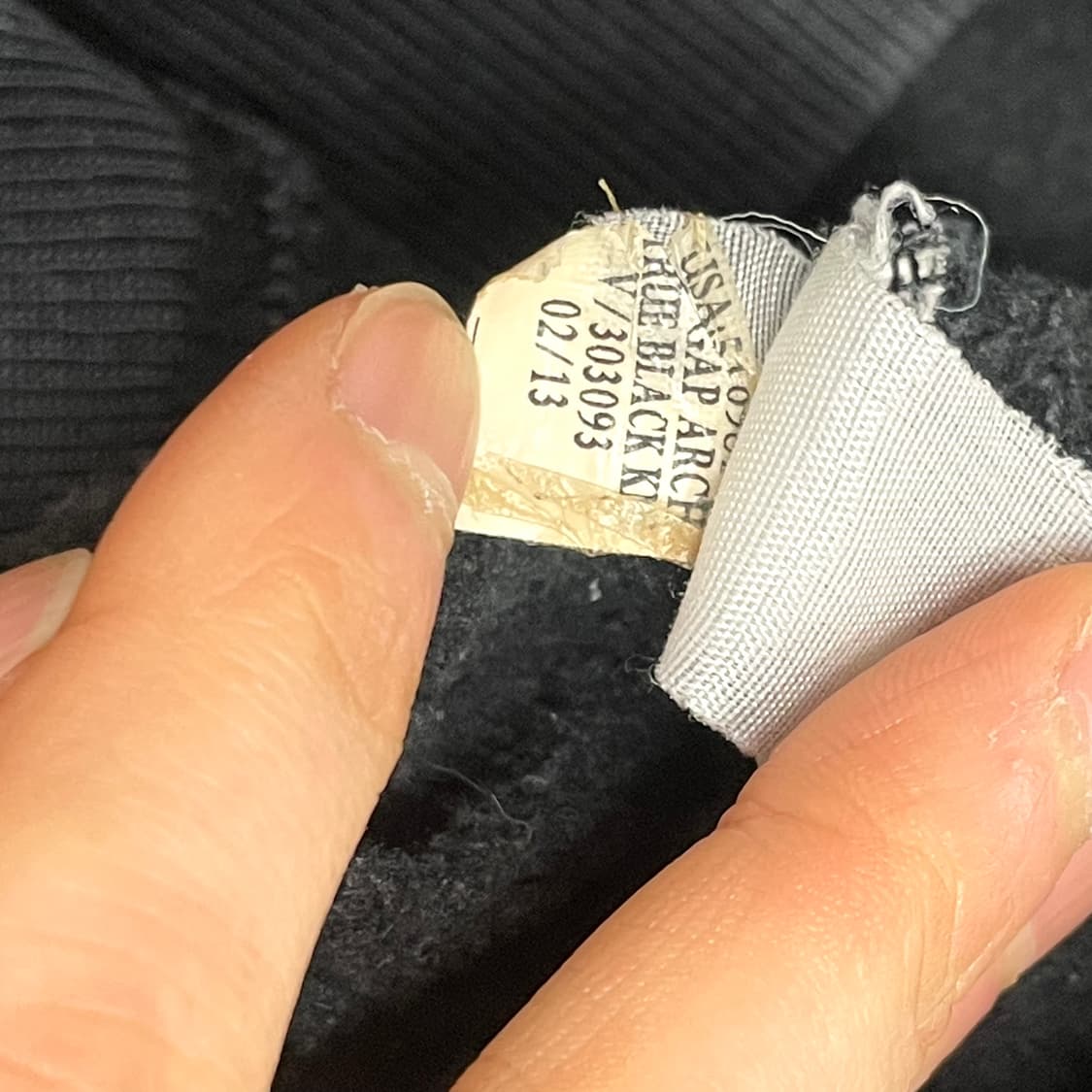 갭 스펠로고 블랙 기모 후드티셔츠 남성XL 상품이미지7