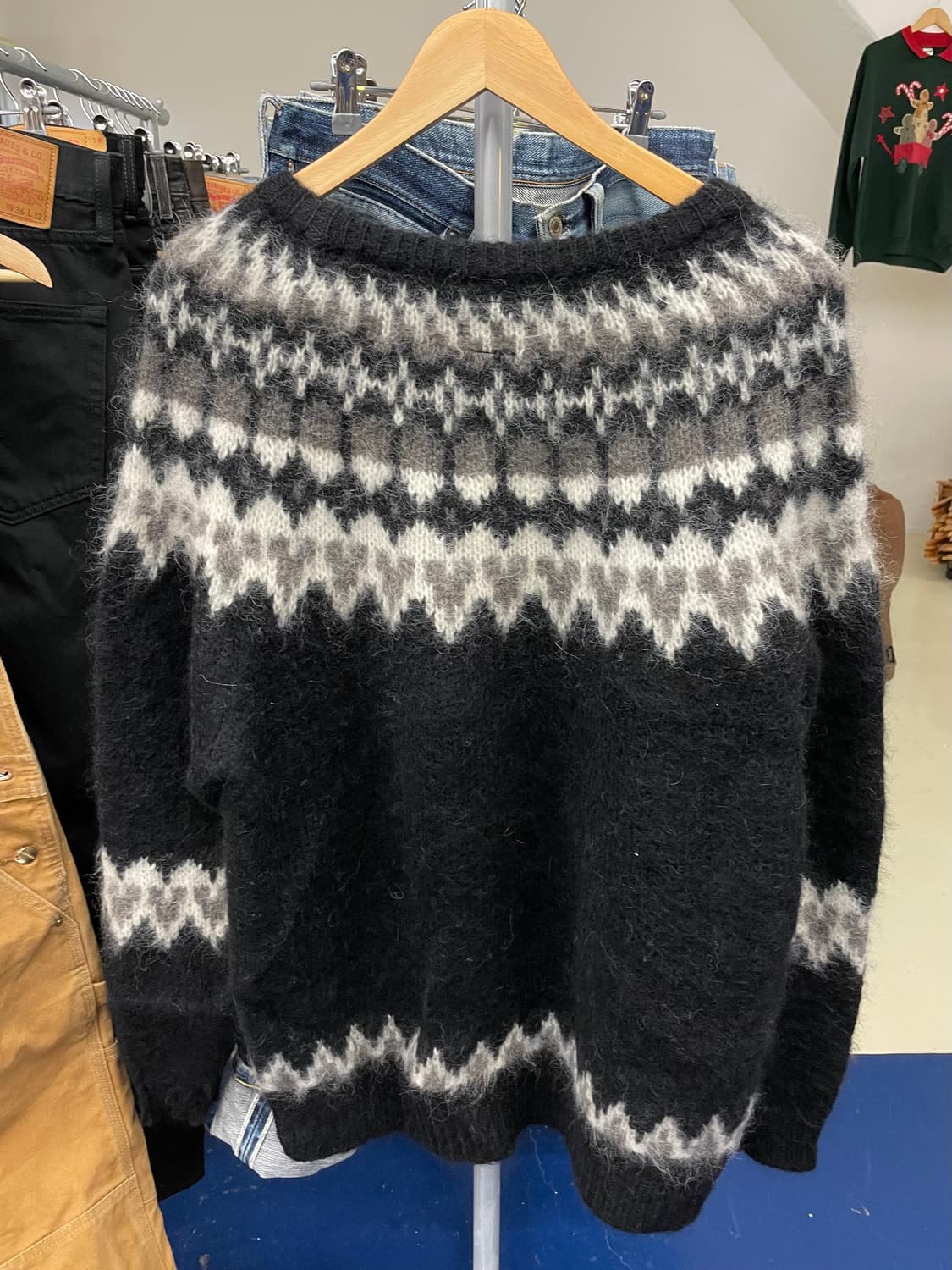 Batoner 바토너 Japan 모헤어 노르딕 니트 상품이미지6