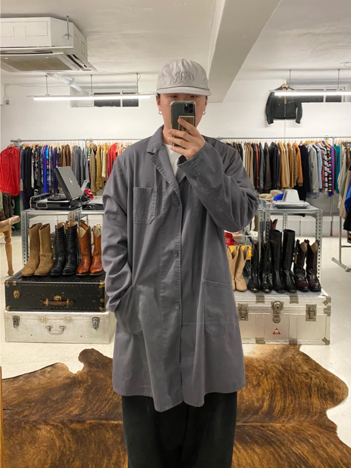 80~90s VTG work shop coat  상품이미지3