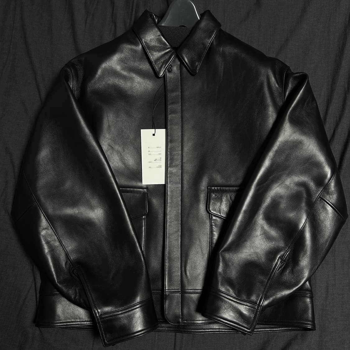 [1월 31까지][1] 25AW 아프레쎄 레더 타입 A-2 플라이트 자켓 상품이미지7