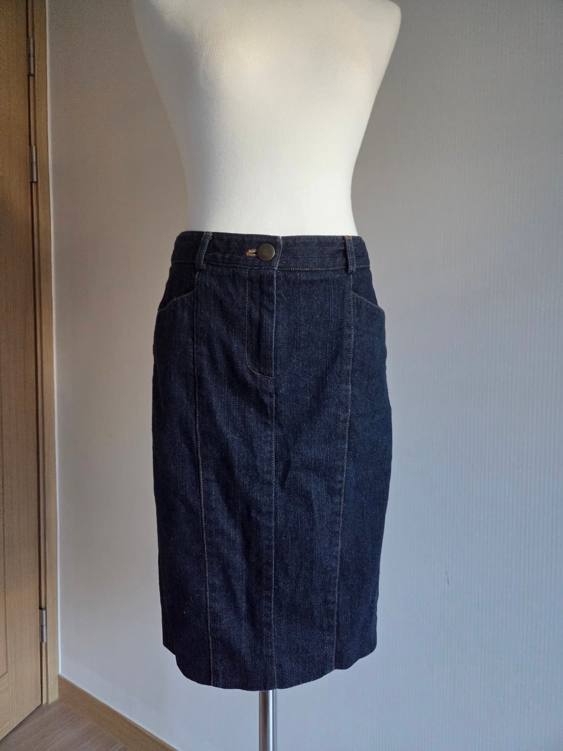 DVF 진청 데님 치마 size2 상품이미지1
