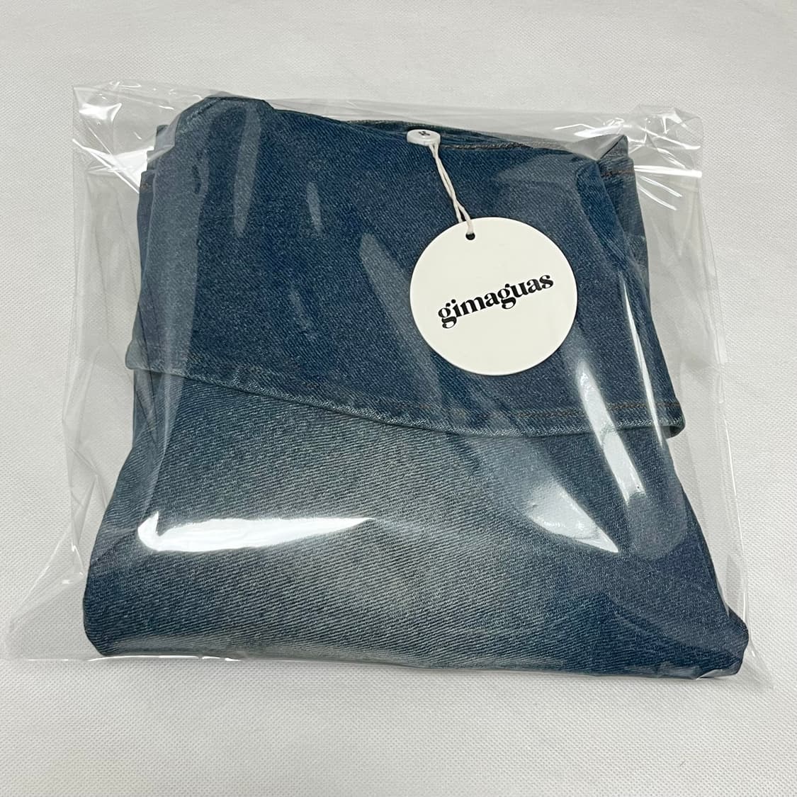 [32,34]기마구아스 Ruffle 데님 스커트 상품이미지3