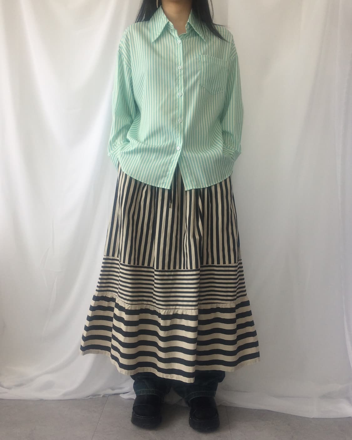 Stripe pattern shirt 상품이미지6