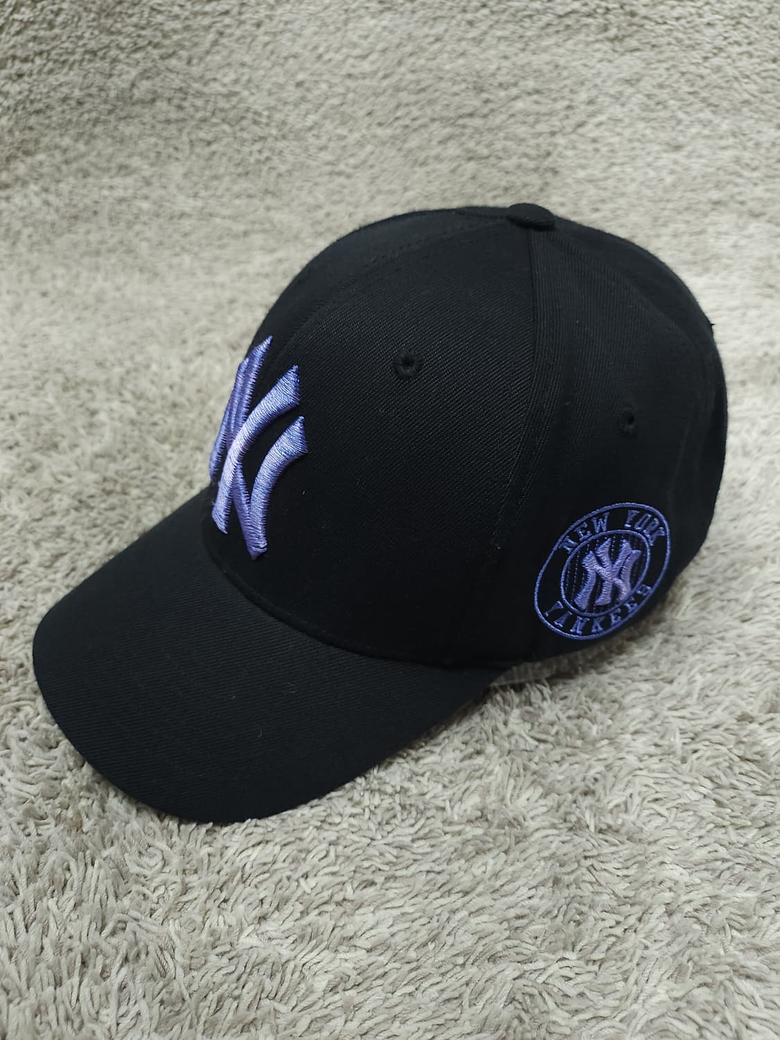 MLB 뉴욕 양키스 볼캡 블랙 퍼플 XL 상품이미지4