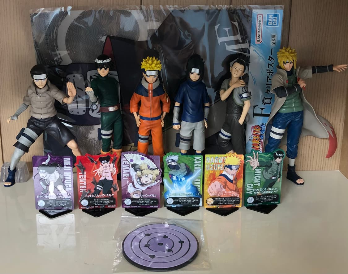 (덤증정)나루토 중급닌자 피규어 일괄  상품이미지1