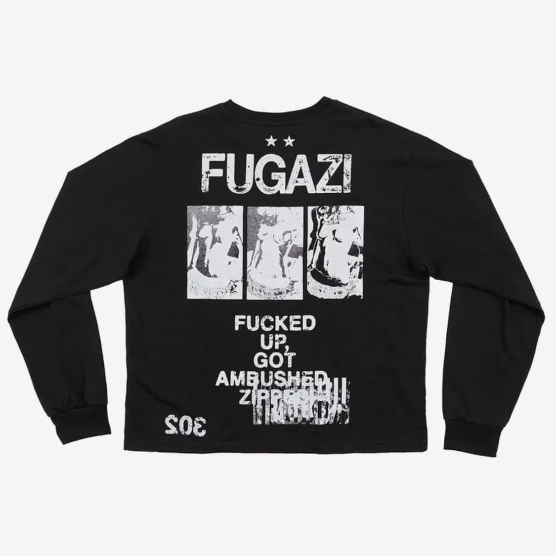 Fugazi Long Sleeve T-Shirt_[Black] 상품이미지2