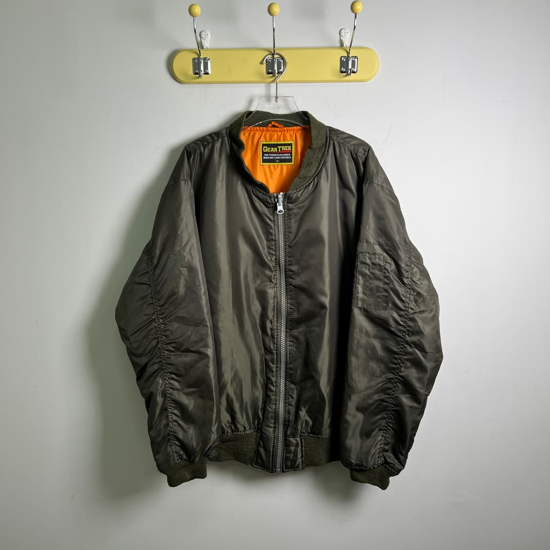 Gear Trek 카키 ma-1 항공 점퍼 2XL 상품이미지1