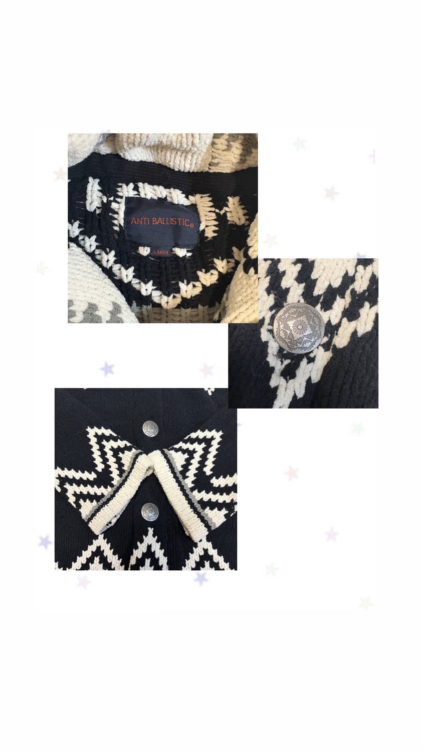 안티볼리스틱 니트가디건 상품이미지5