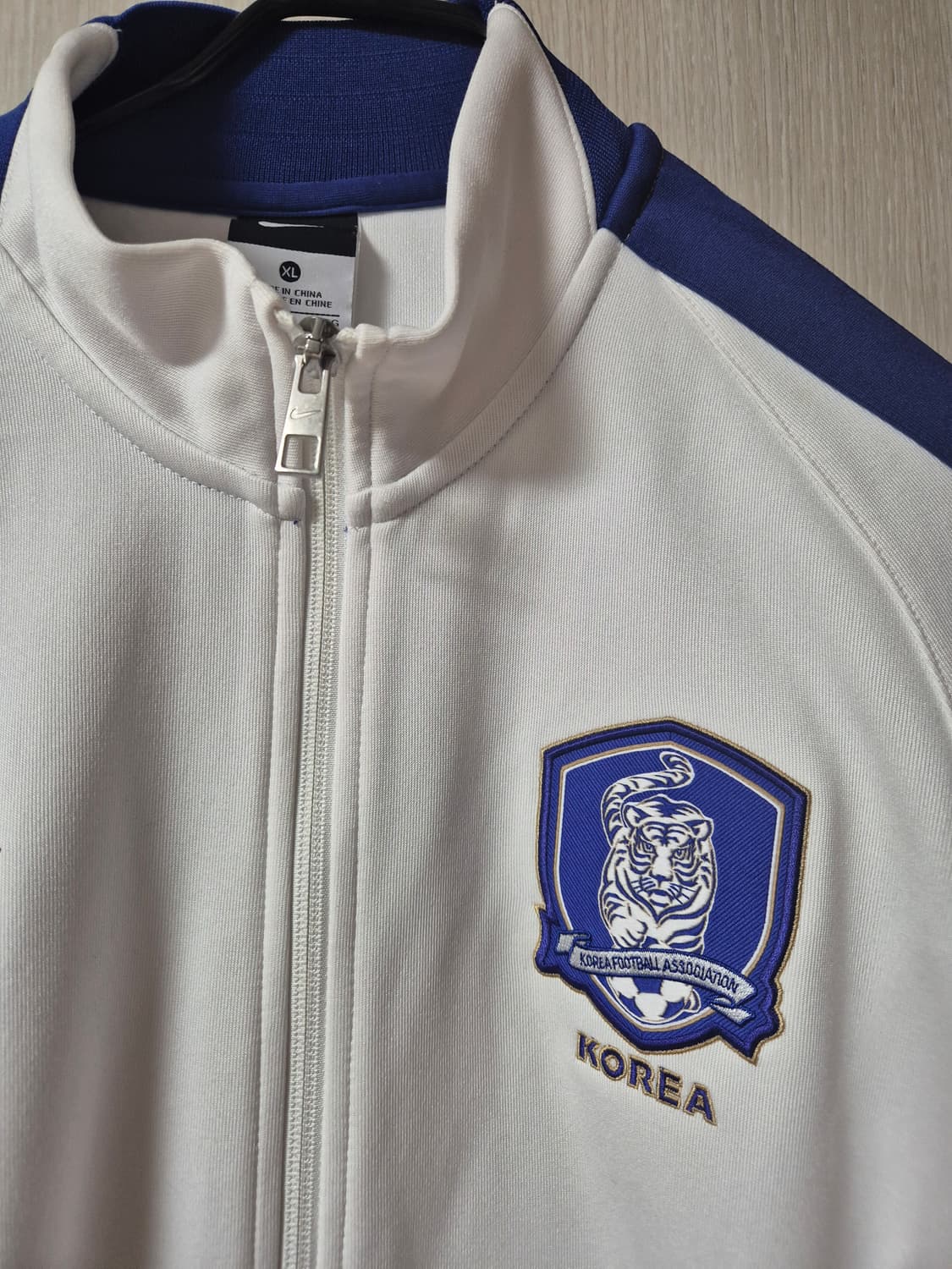 나이키 코리아 국대 화이트 트랙탑 져지집업 XL 상품이미지4