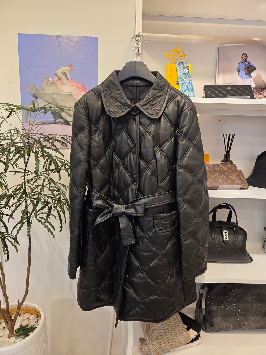 LBL 양가죽 퀼팅 (구스) 코트 상품이미지1