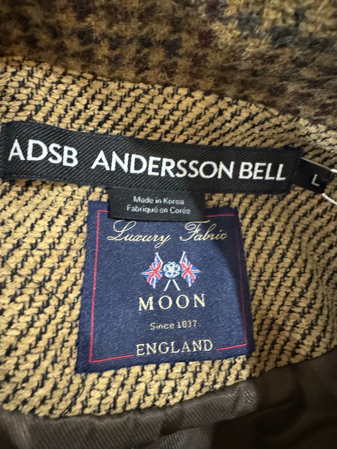 ADSB 앤더슨벨 유니섹스 인사이드 아웃 울 코트 상품이미지5