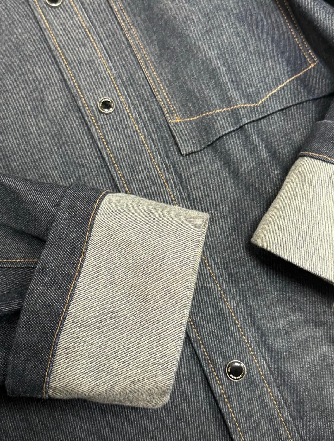 솔리드옴므 데님셔츠자켓 48 상품이미지3