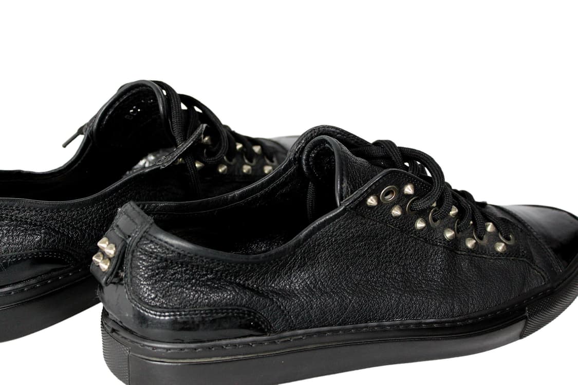 Neil Barrett Leather Stud Sneakers 상품이미지3