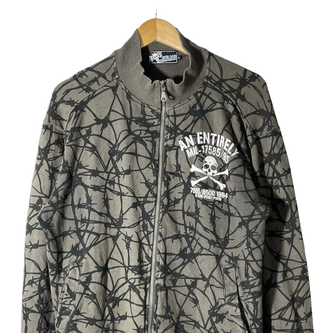 빈티지 펑크 지뢰계 집업 L 상품이미지2