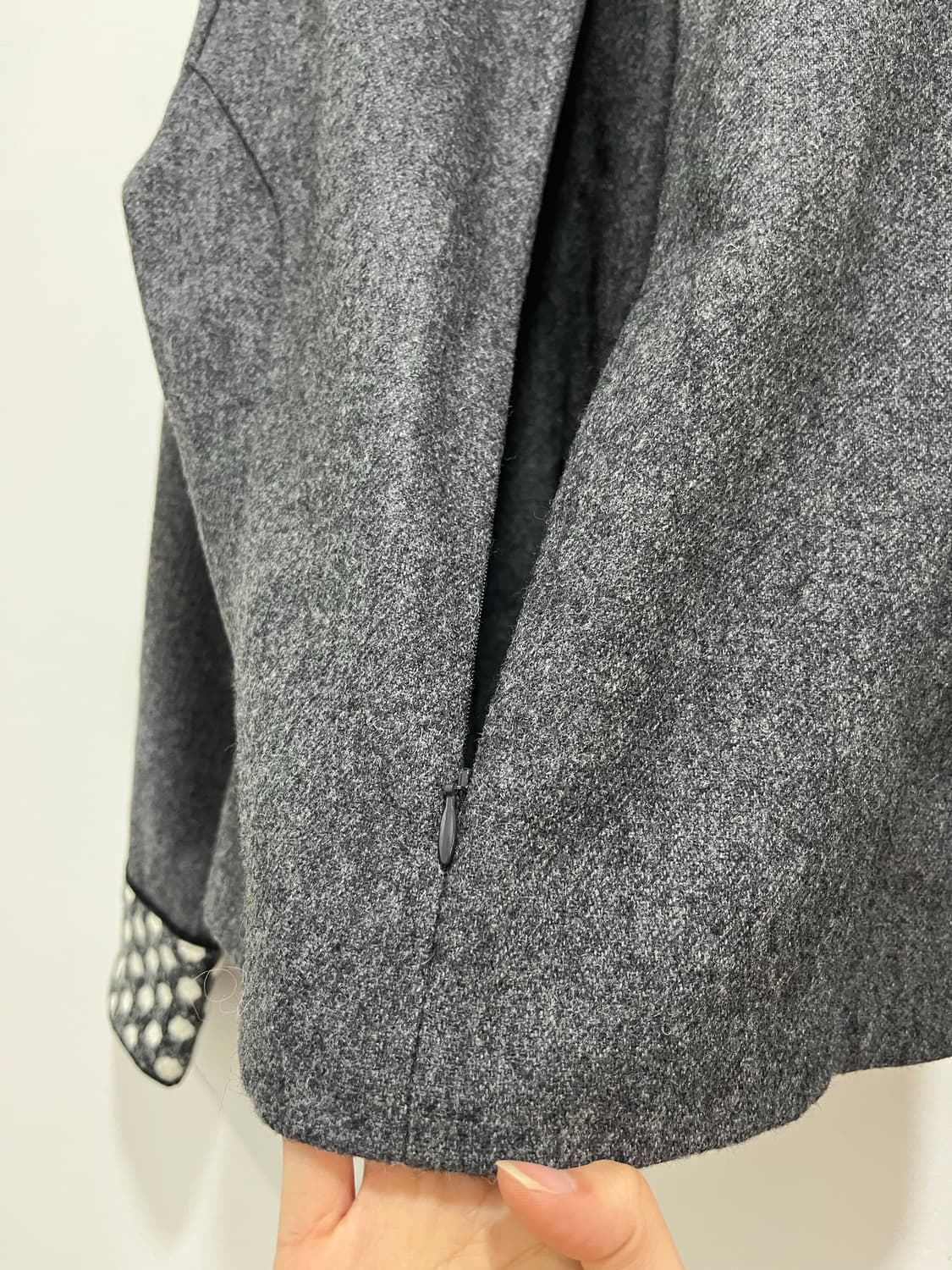 일본 빈티지 도트 모 블라우스 상품이미지8