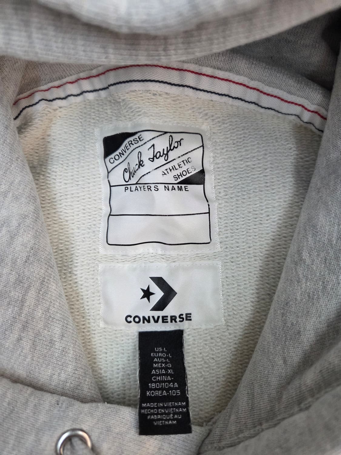 컨버스 트레이닝 셋업 후드 티셔츠 바지 세트 상품이미지4