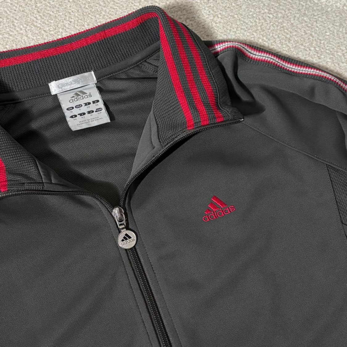 아디다스 재팬 y2k 그레이핑크 스포티 회핑 져지 상품이미지2