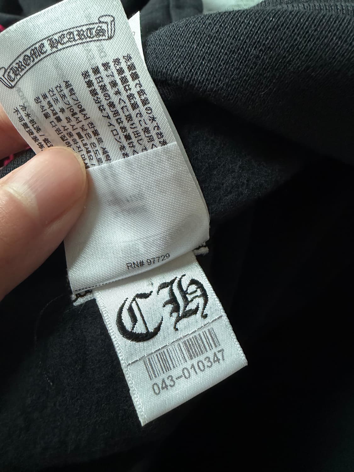 [XL] 크롬하츠 핑크 플로랄 후드집업 상품이미지5