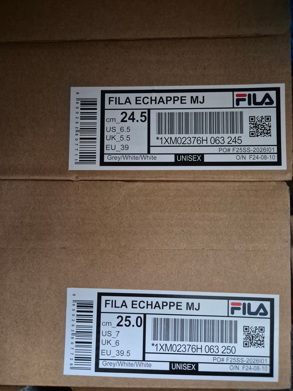 (새상품) 휠라 에샤페 메리제인 그레이 화이트 상품이미지6