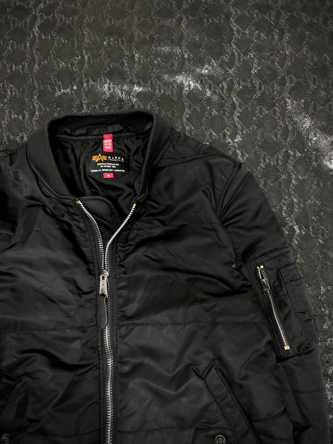 “ALPHA INDUSTRIES” MA-1 Flight BlackJK 상품이미지3