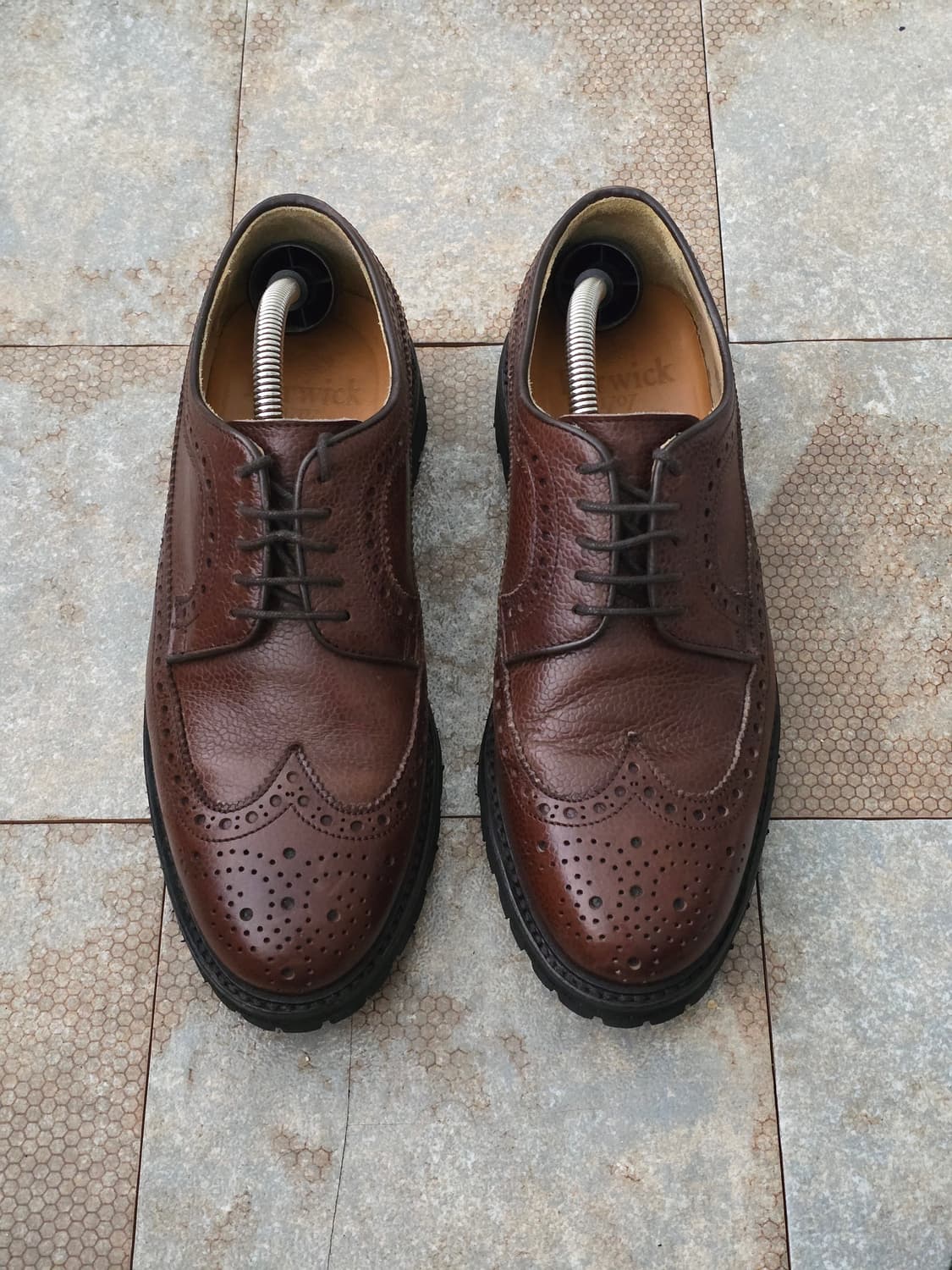 (250)버윅 4225 롱 윙팁 구두 상품이미지2