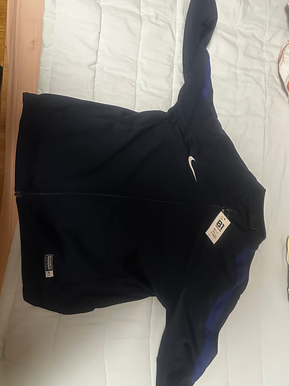 나이키 스우시 드라이핏 집업 (네이비) 상품이미지1