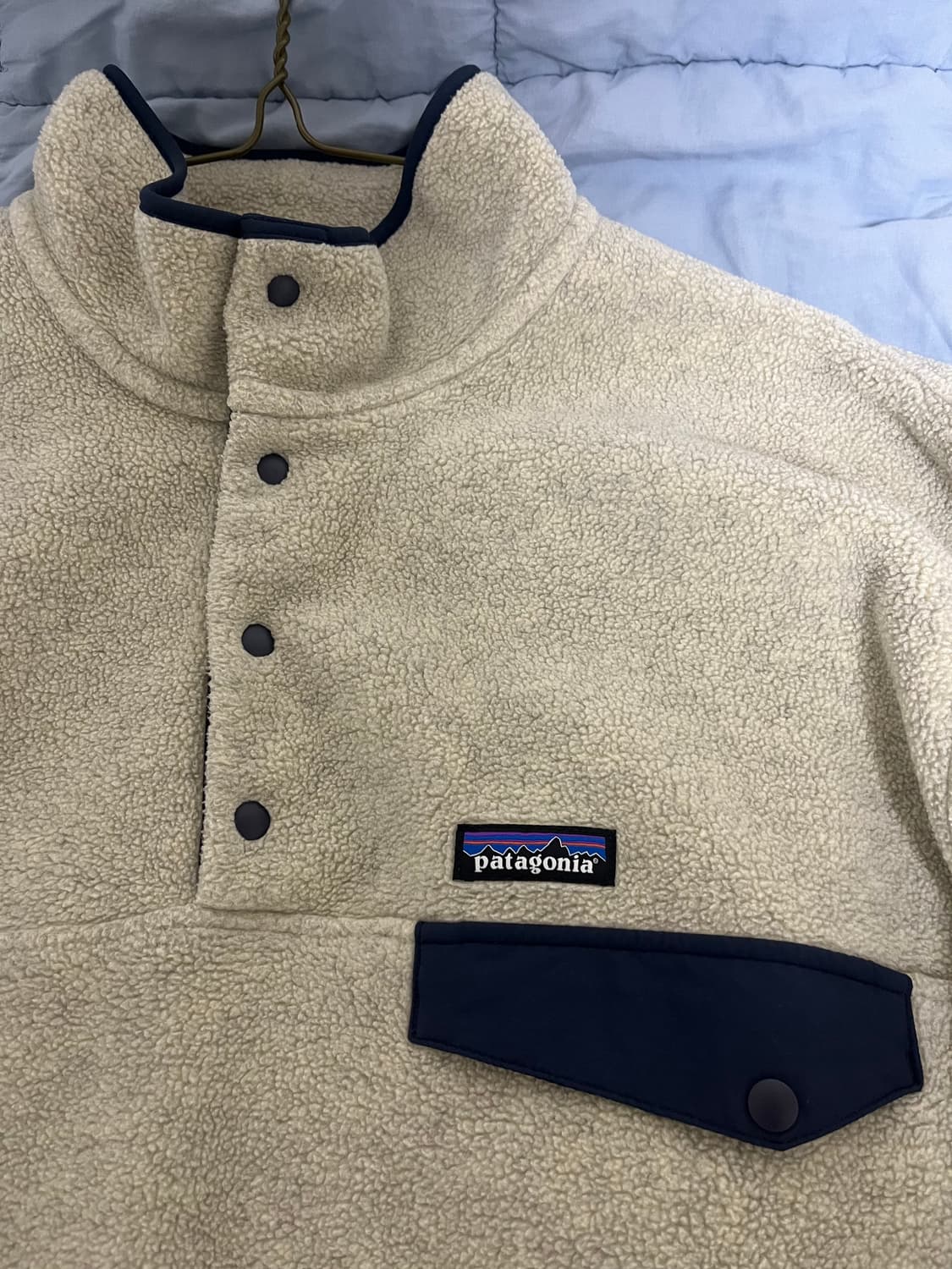 파타고니아 신칠라 스냅티 플리스 풀오버 오트밀 헤더 상품이미지2