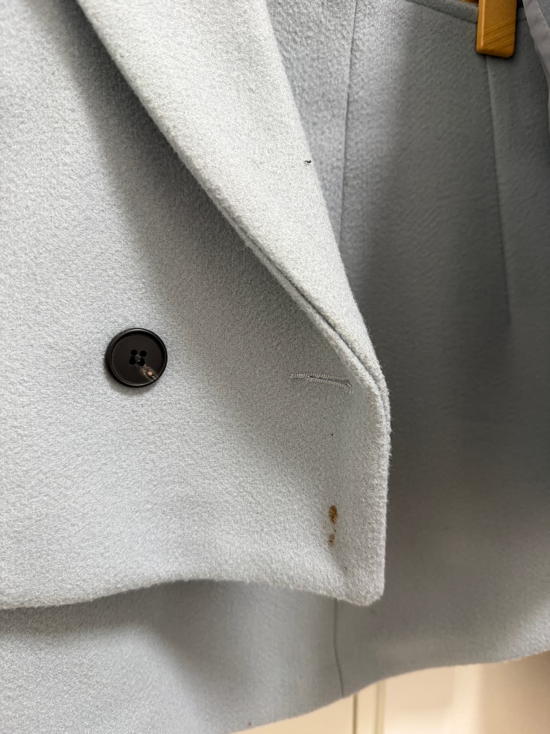 빈티지 자켓 투피스 스카이블루 스커트 상품이미지3