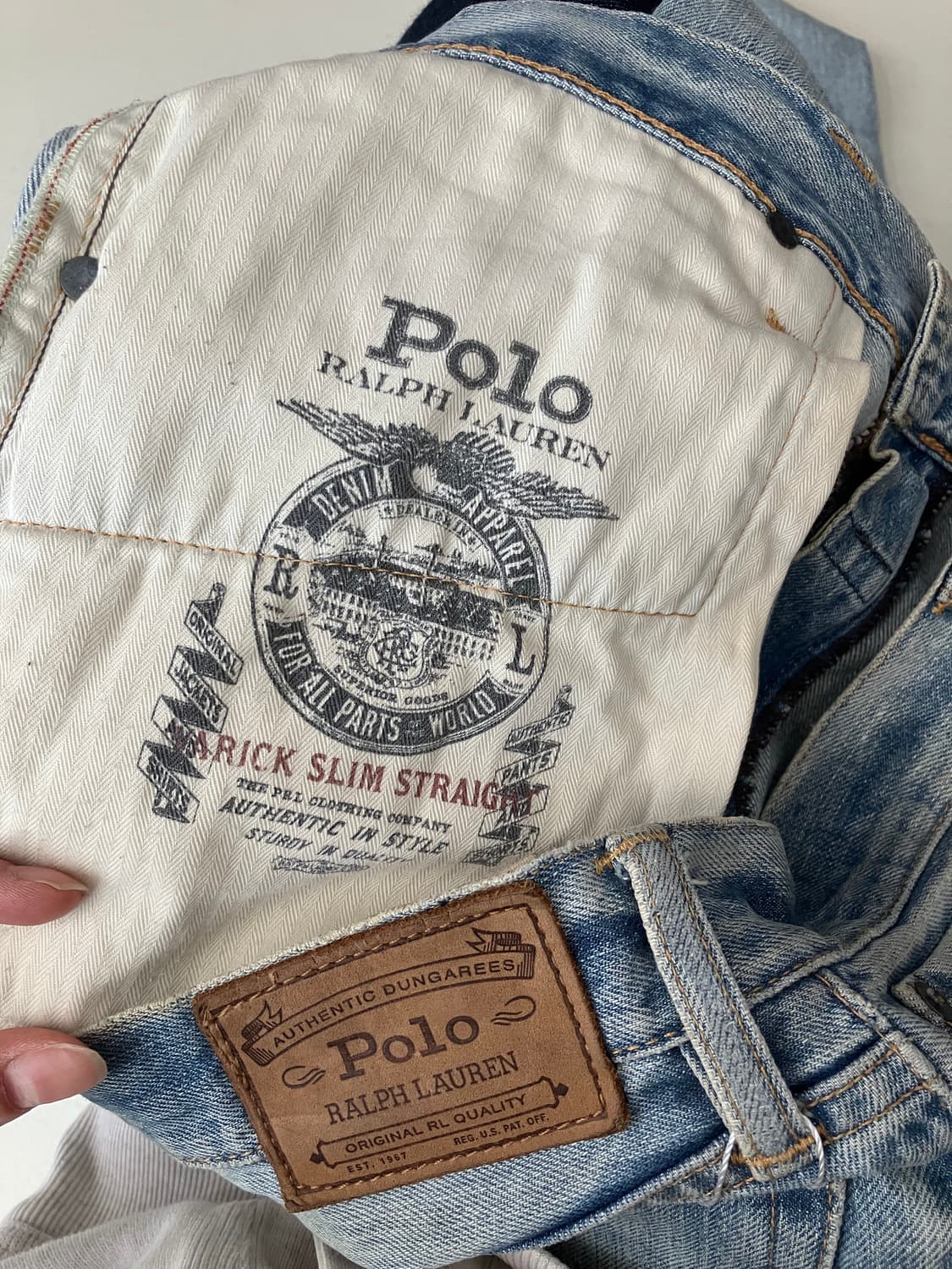 Polo Ralph Lauren 디스트로이드 데님 팬츠 32  상품이미지6