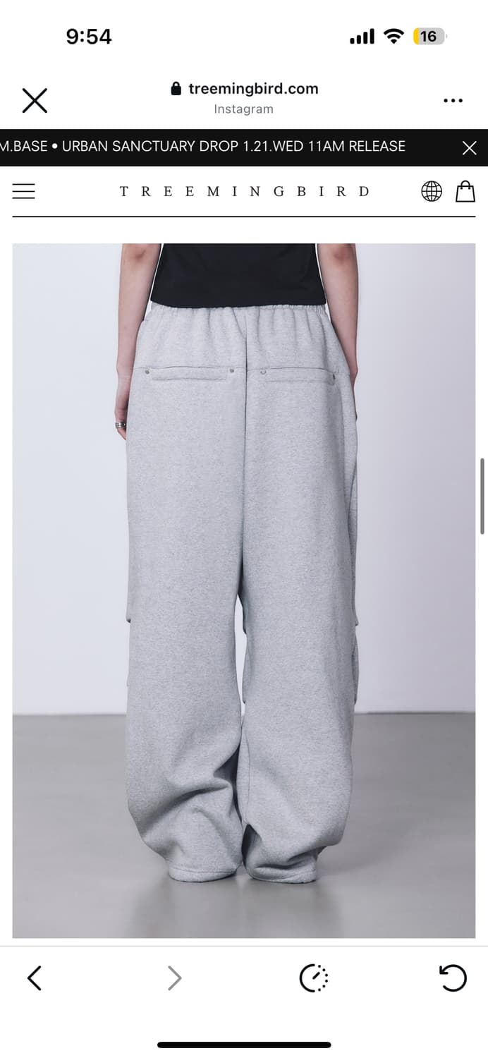 트리밍버드 리벳 스웻 팬츠 단종상품 상품이미지3