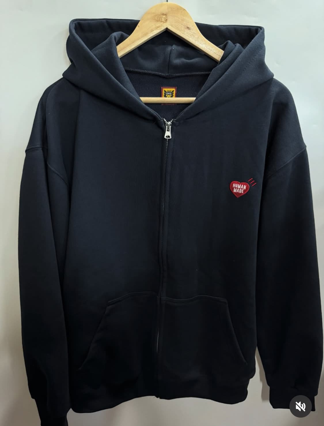 휴먼메이드 네이비 후드집업 상품이미지1