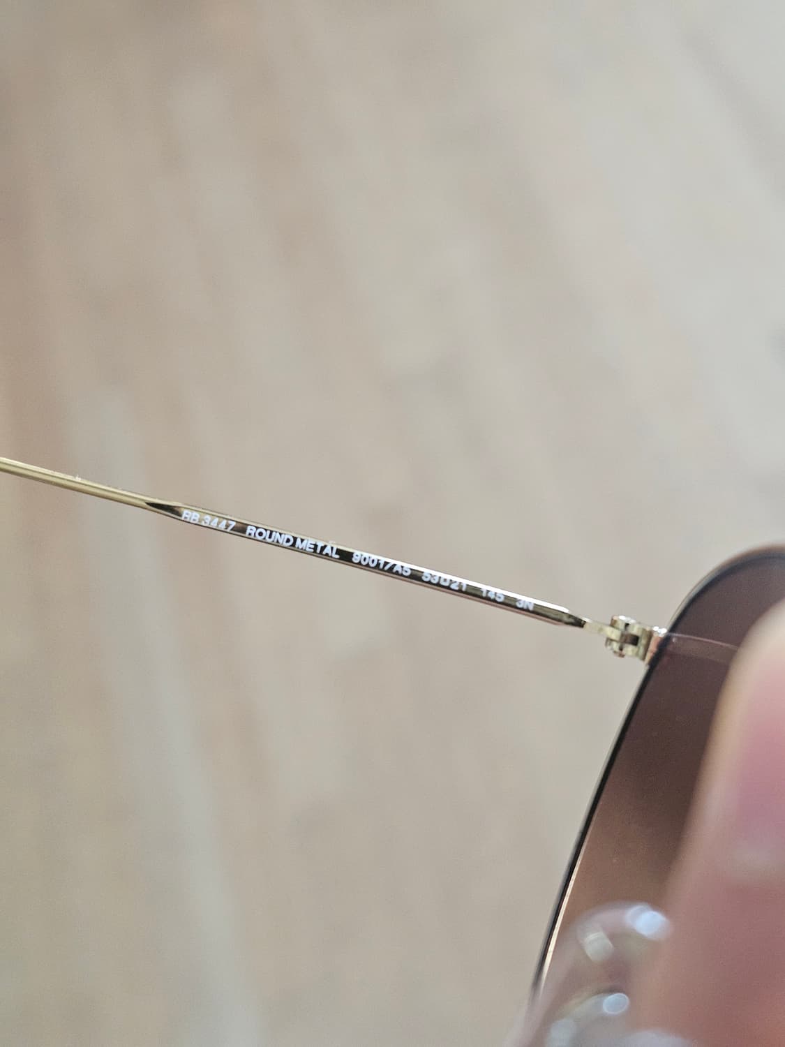 (1회착용)레이벤 브라운 렌즈 케이스포함 상품이미지4