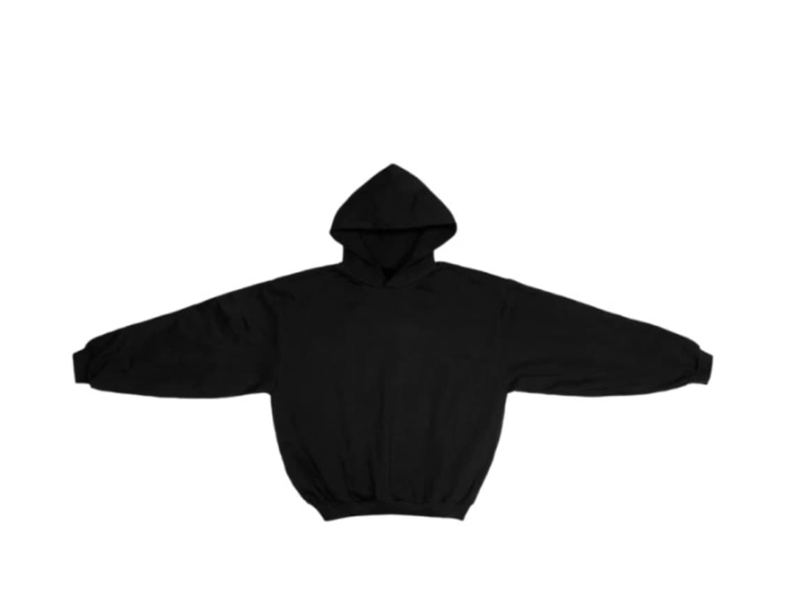 yzy 이지 후드 블랙 2사이즈 상품이미지1